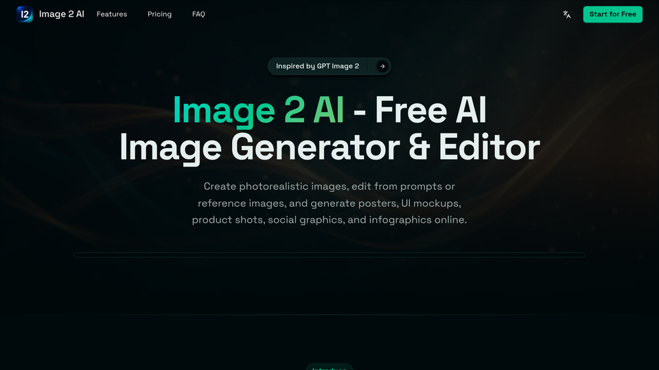 Screenshot of Image 2 AI