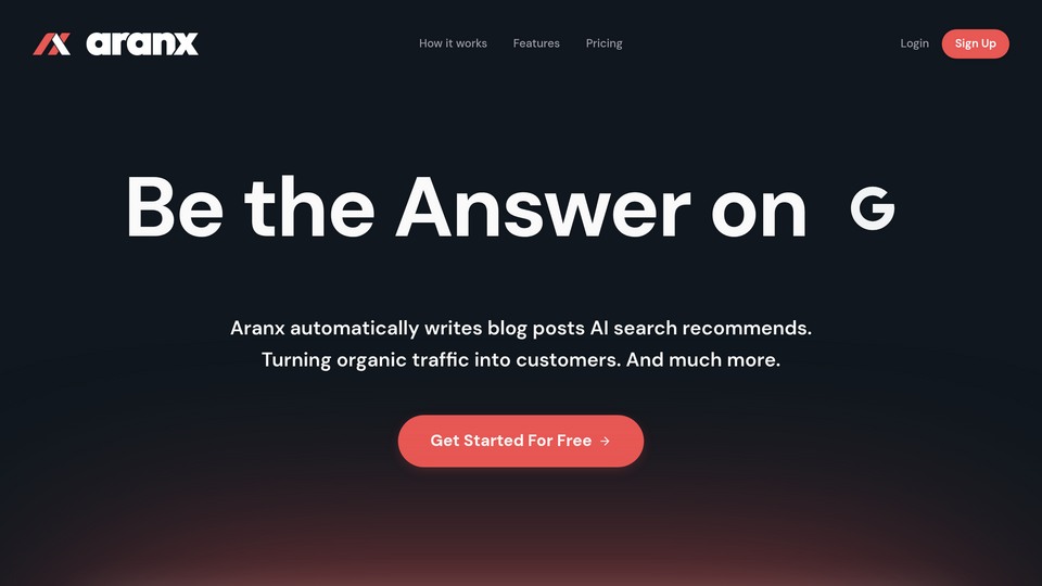 Screenshot of Aranx