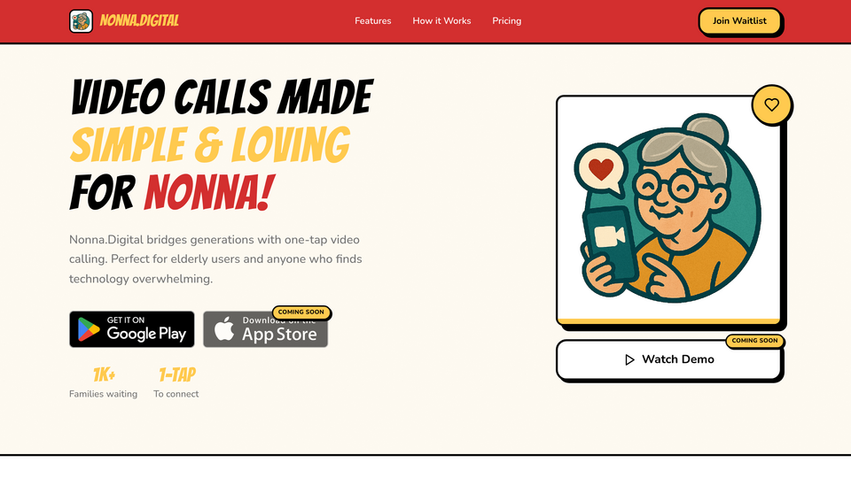 Screenshot of Nonna.Digital