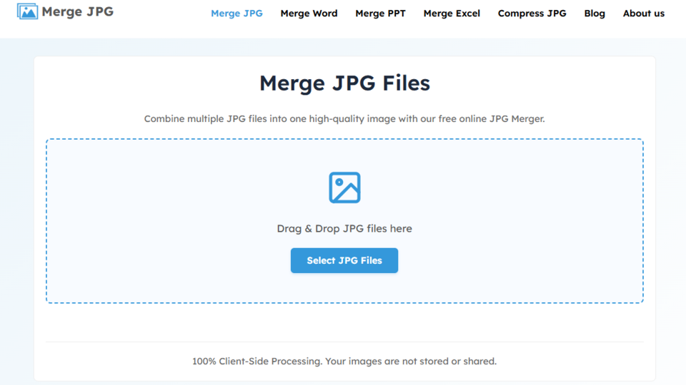 Screenshot of Merge JPG