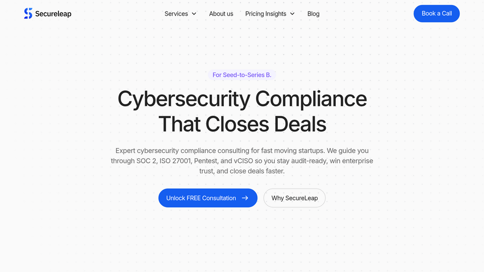 Screenshot of Secureleap