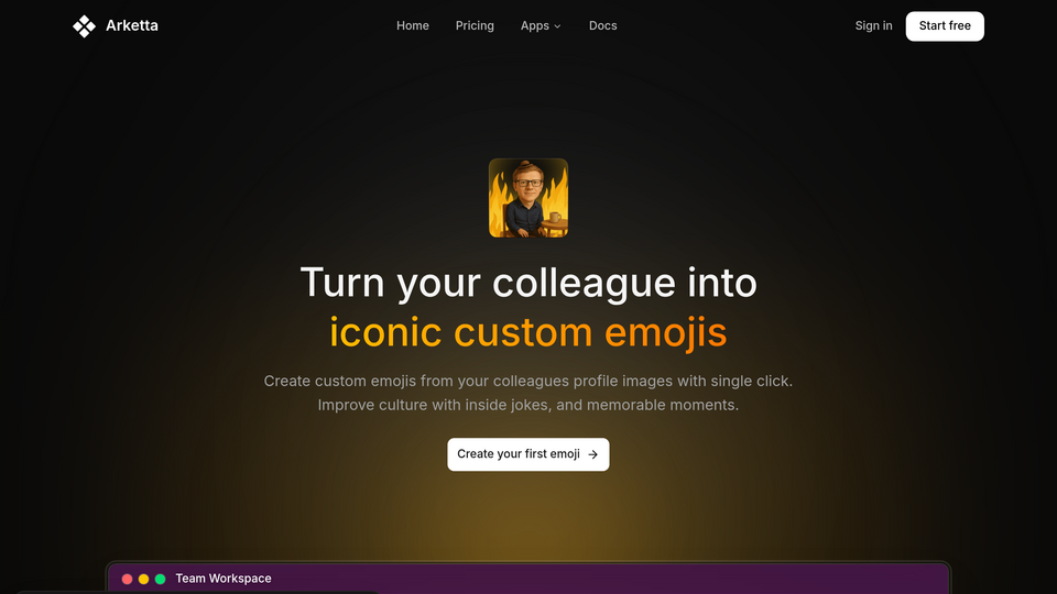 Screenshot of Custom emoji