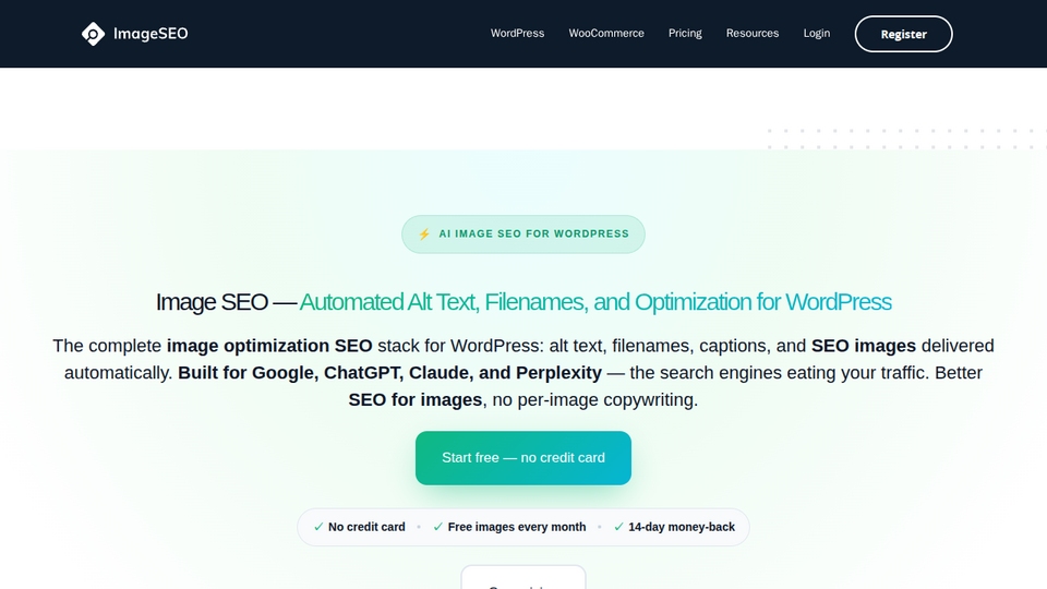 Screenshot of ImageSEO