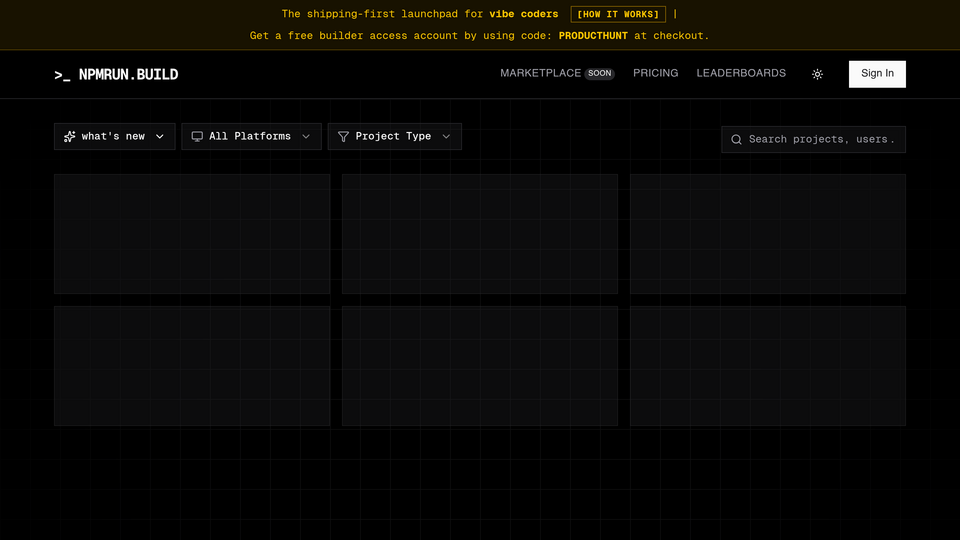 Screenshot of NPMRUN.BUILD
