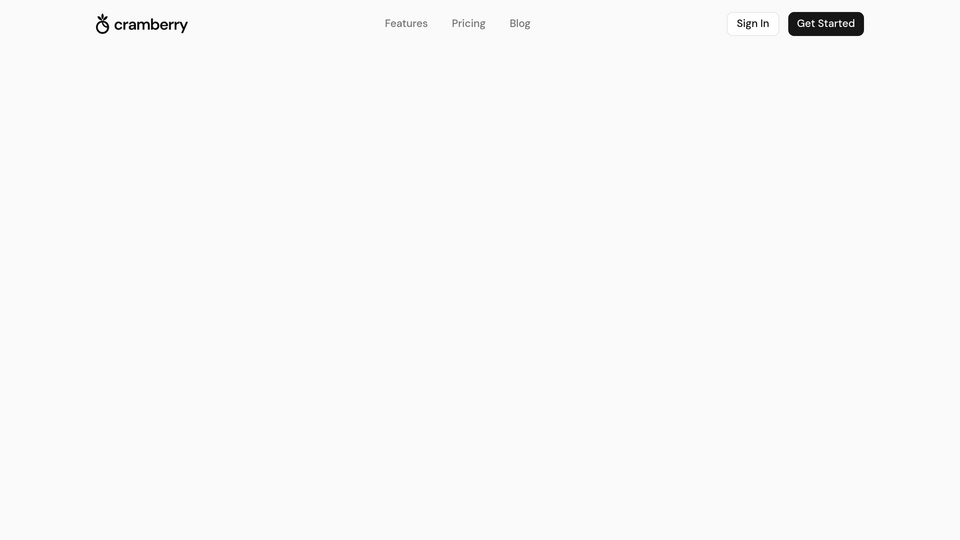Screenshot of Cramberry