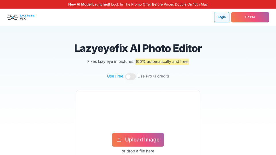 Screenshot of Lazyeyefix Photo Editor