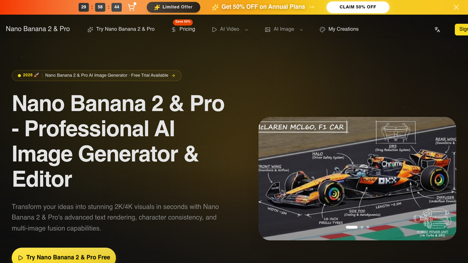 Screenshot of Nano Banana Pro