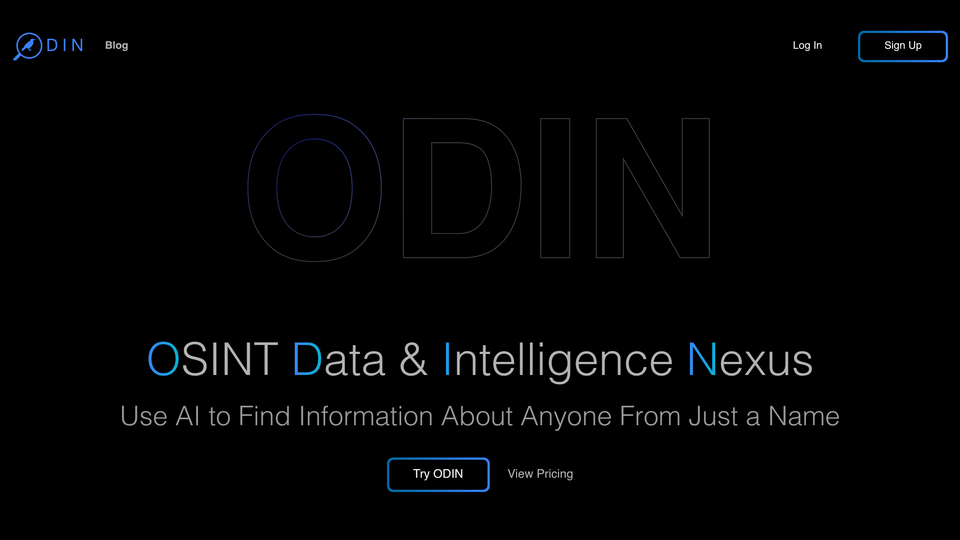 Screenshot of ODIN