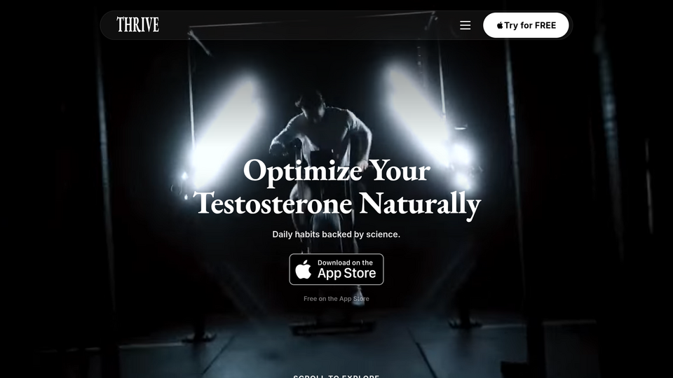 Screenshot of THRIVE
