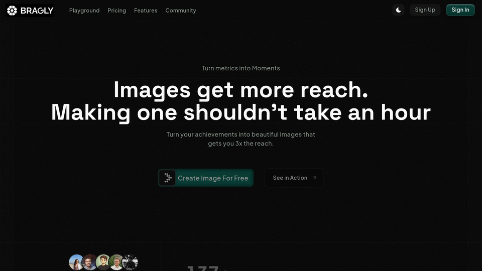 Screenshot of Bragly