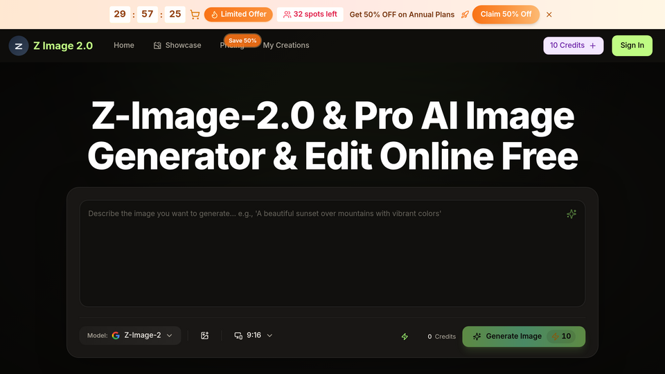 Screenshot of z image