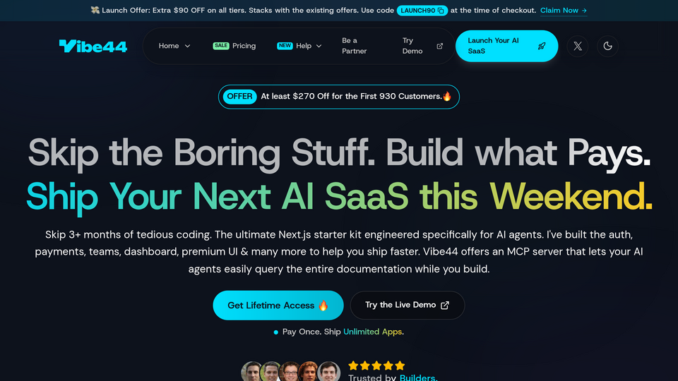Screenshot of Vibe44
