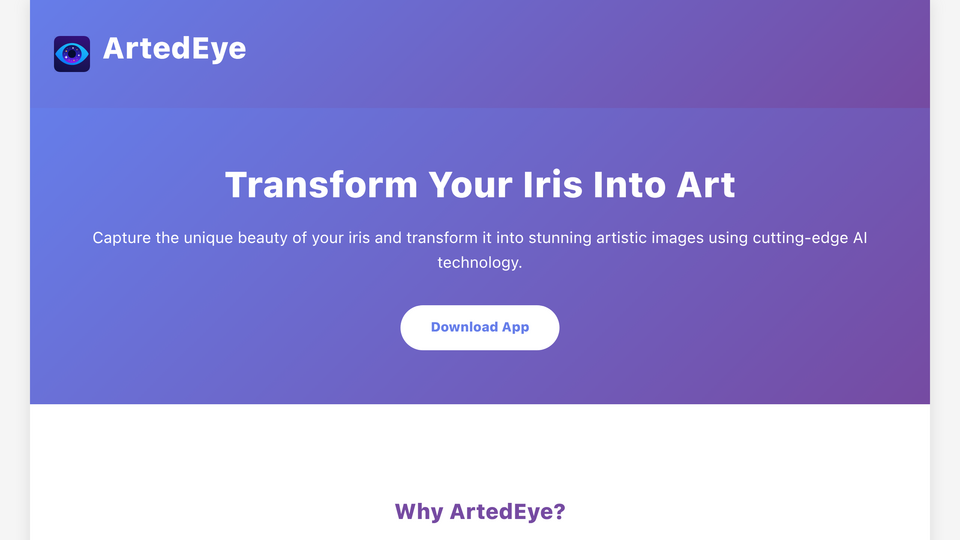 Screenshot of ArtedEye