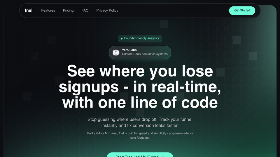 Screenshot of fnel