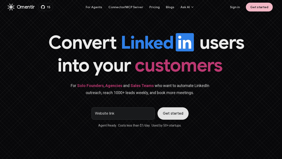 Screenshot of Omentir