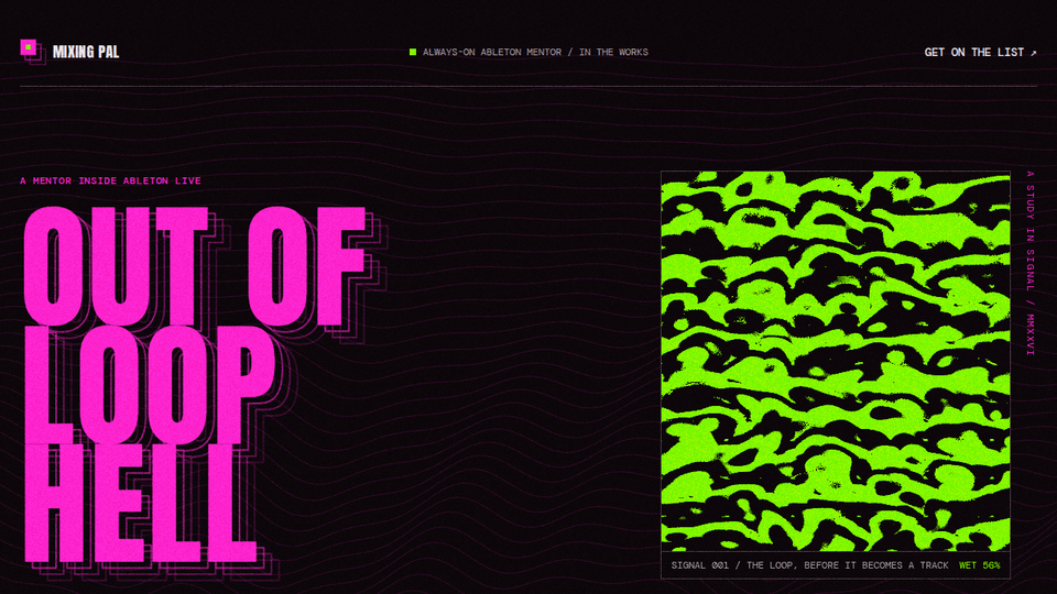 Screenshot of Mixing Pal