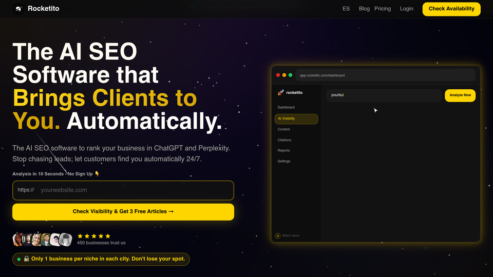 Screenshot of Rocketito