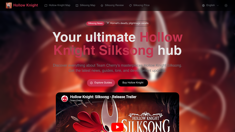 Screenshot of Hollow Knight Silksong