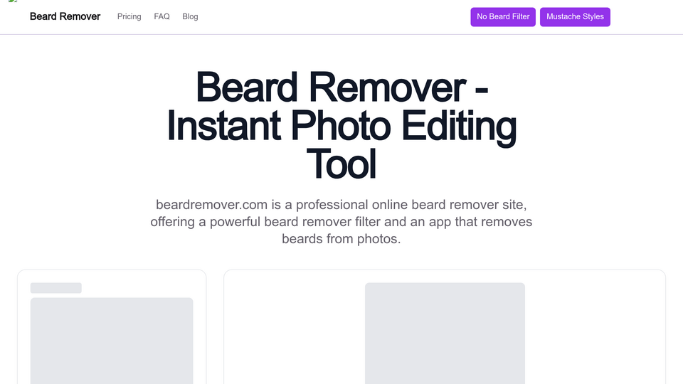 Screenshot of Beard Remover