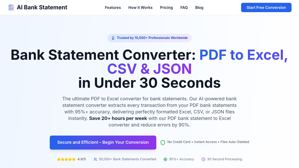 Screenshot of AIBankStatement