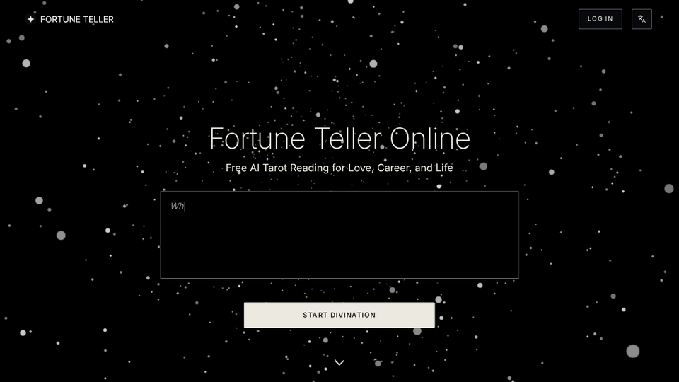 Screenshot of Fortune Teller Online