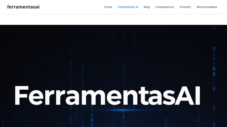 Screenshot of FerramentasAI