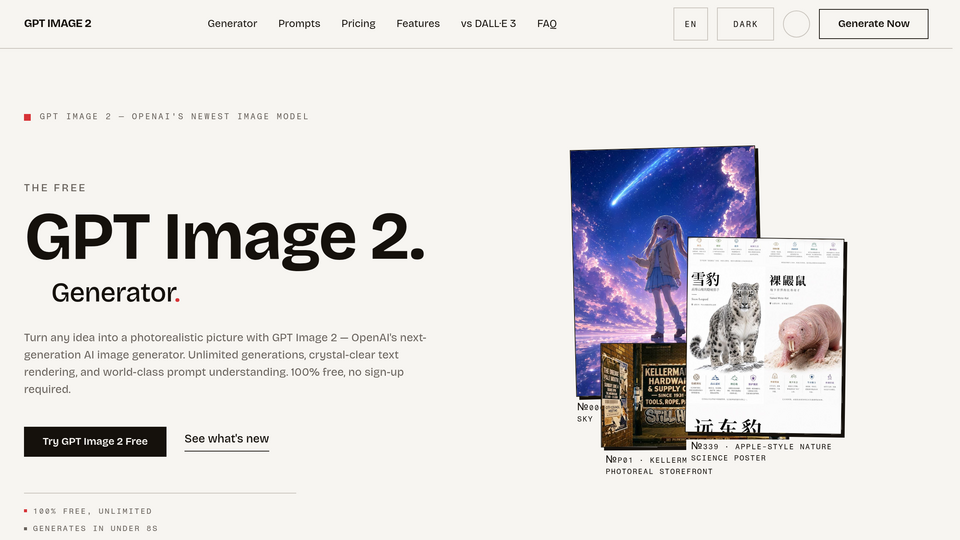 Screenshot of GPT Img 2