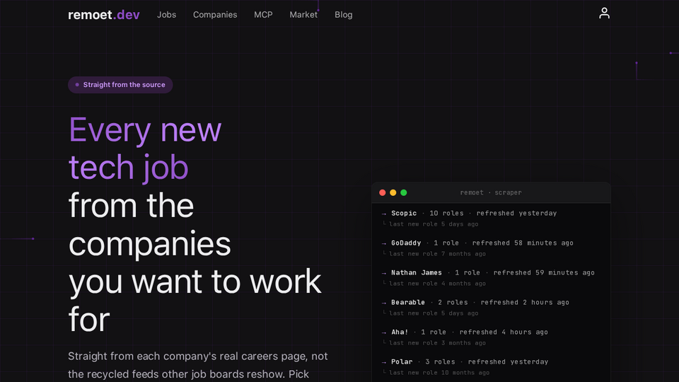 Screenshot of Remoet