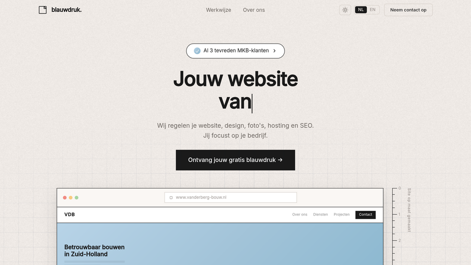 Screenshot of blauwdruk.
