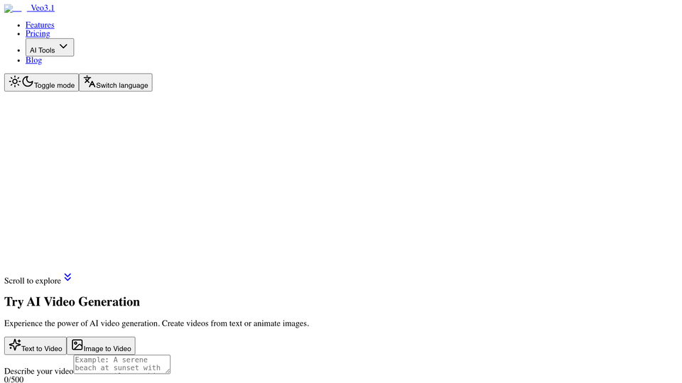 Screenshot of Voo31