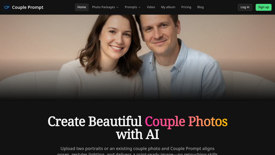 Screenshot of Couple Prompt