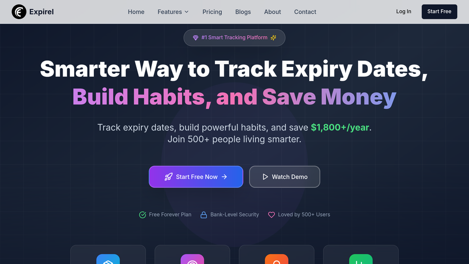 Screenshot of Expirel