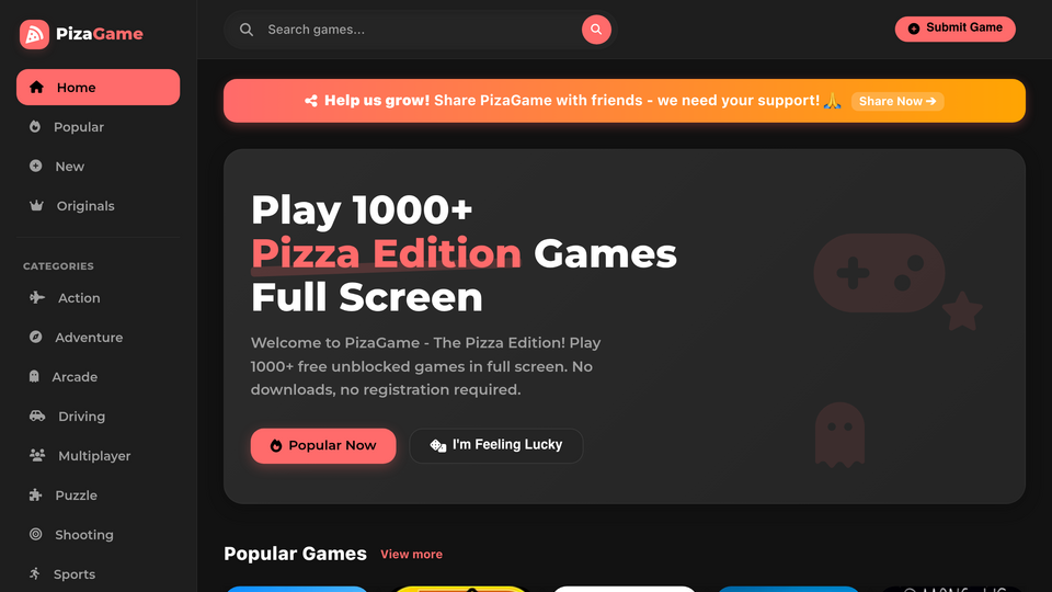 Screenshot of PizaGame - Pizza Edition