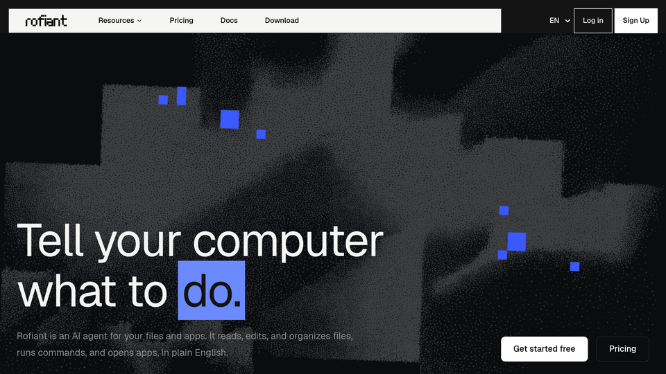 Screenshot of Rofiant AI