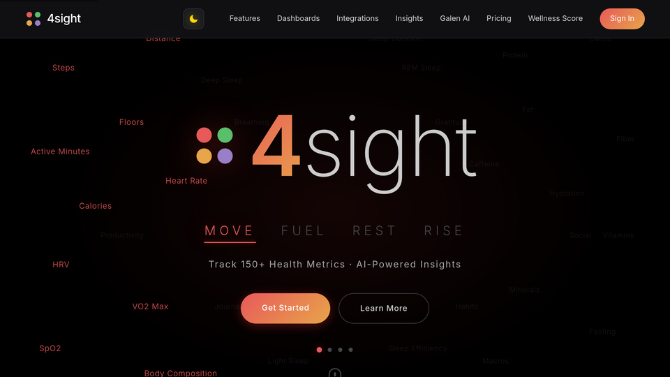 Screenshot of 4sight