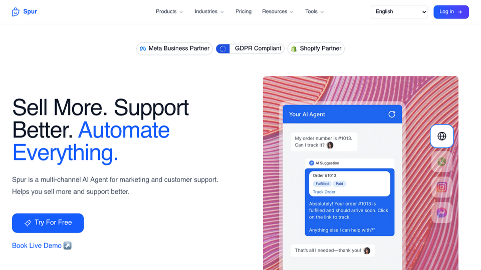Screenshot of Spur