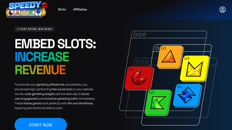 Screenshot of Speedy Games