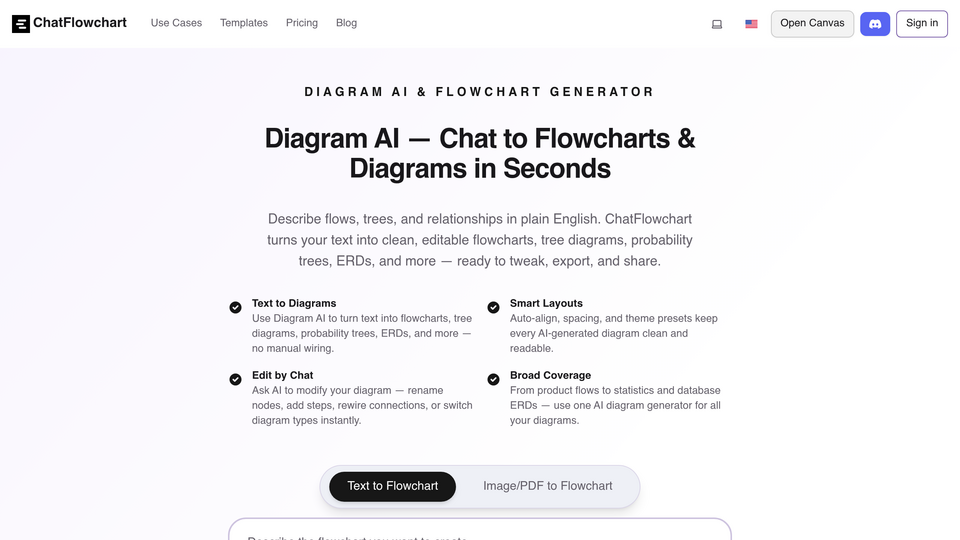Screenshot of ChatFlowchart