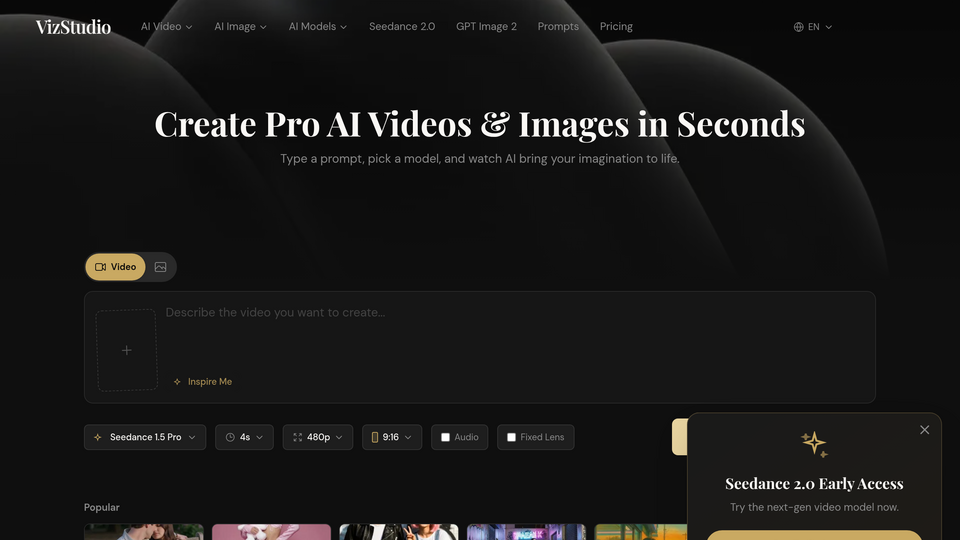 Screenshot of VizStudio