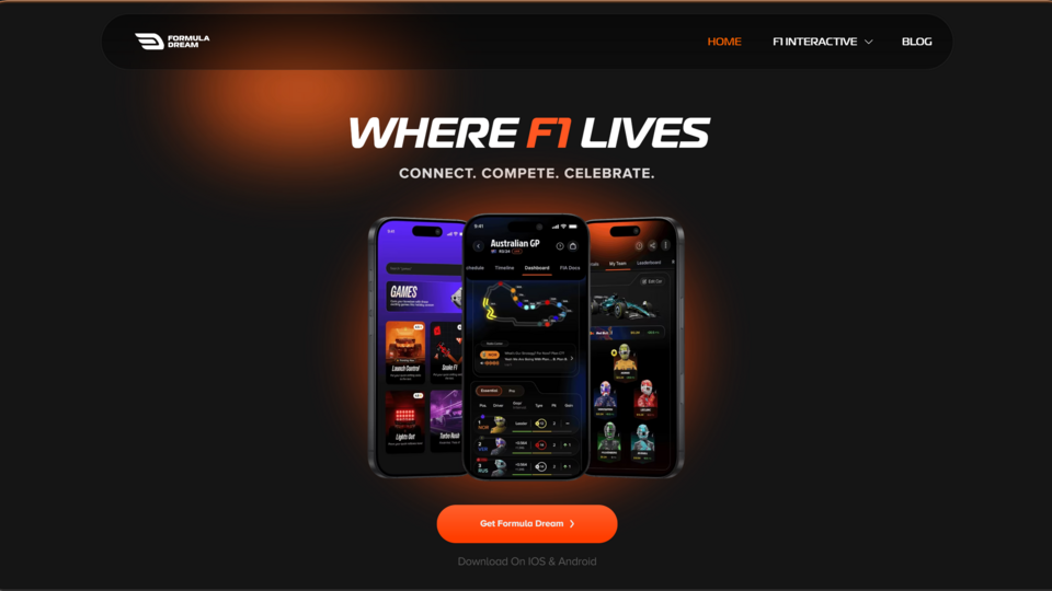 Screenshot of Formula Dream