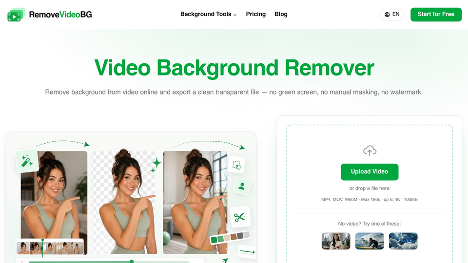 Screenshot of RemoveVideoBG