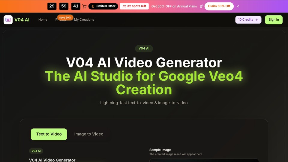 Screenshot of v04 ai