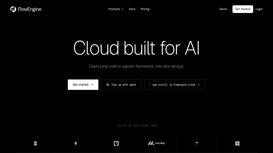 Screenshot of FlowEngine