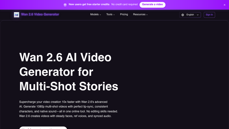 Screenshot of wan2-6.org
