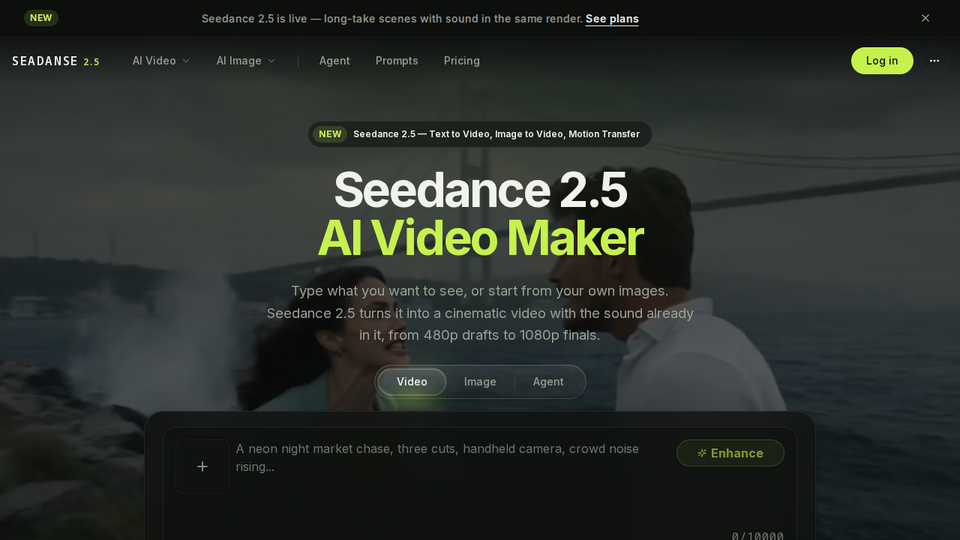 Screenshot of Seadanse
