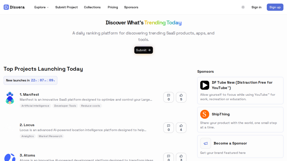 Screenshot of Disvera