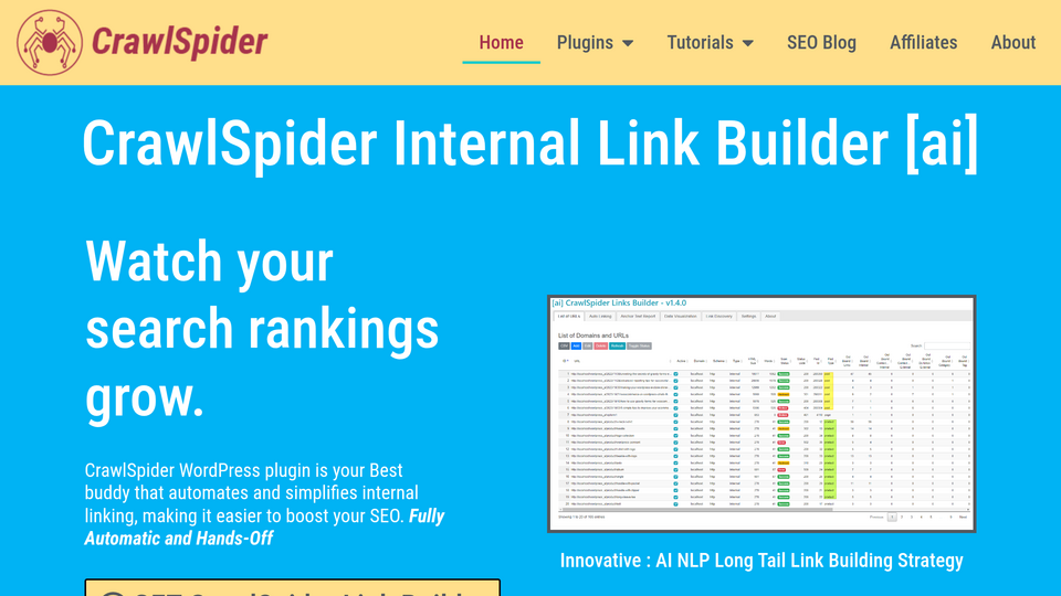 Screenshot of SEO Change Monitor