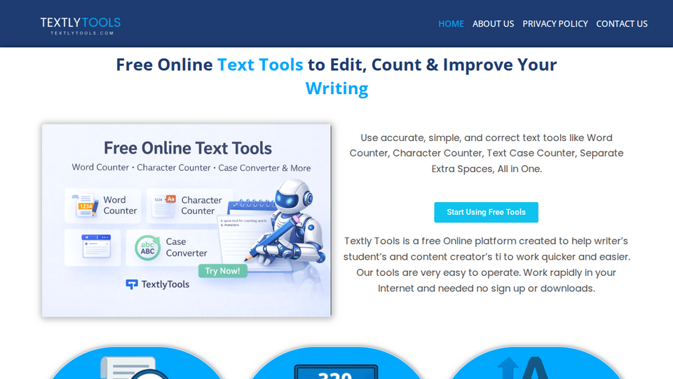 Screenshot of Textly Tools