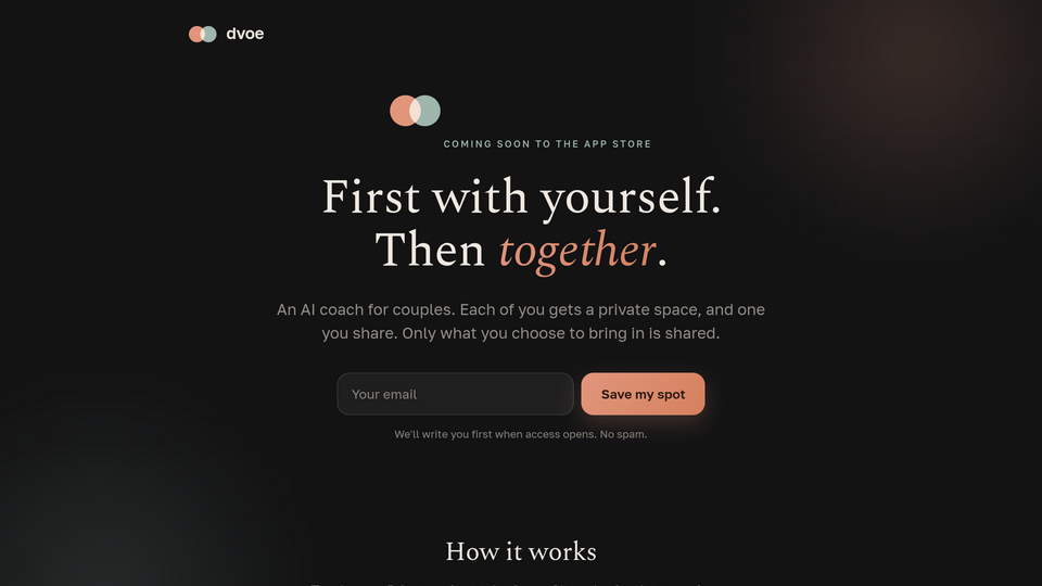 Screenshot of dvoe