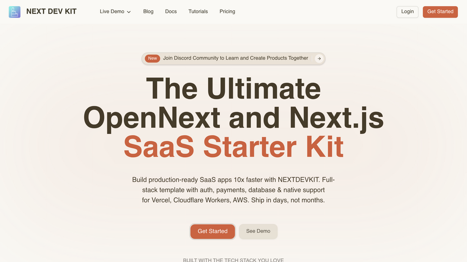 Screenshot of NextDevKit